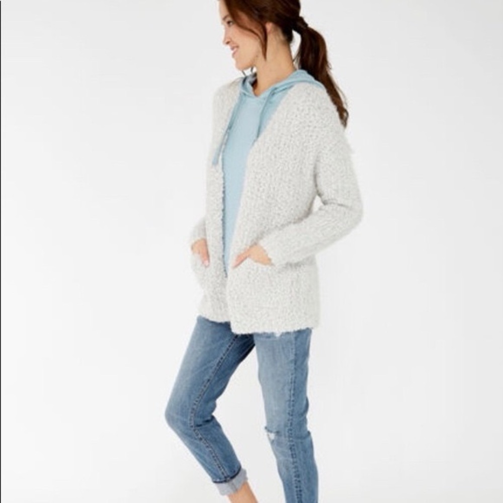 New kismet plush popcorn cardi sz XL